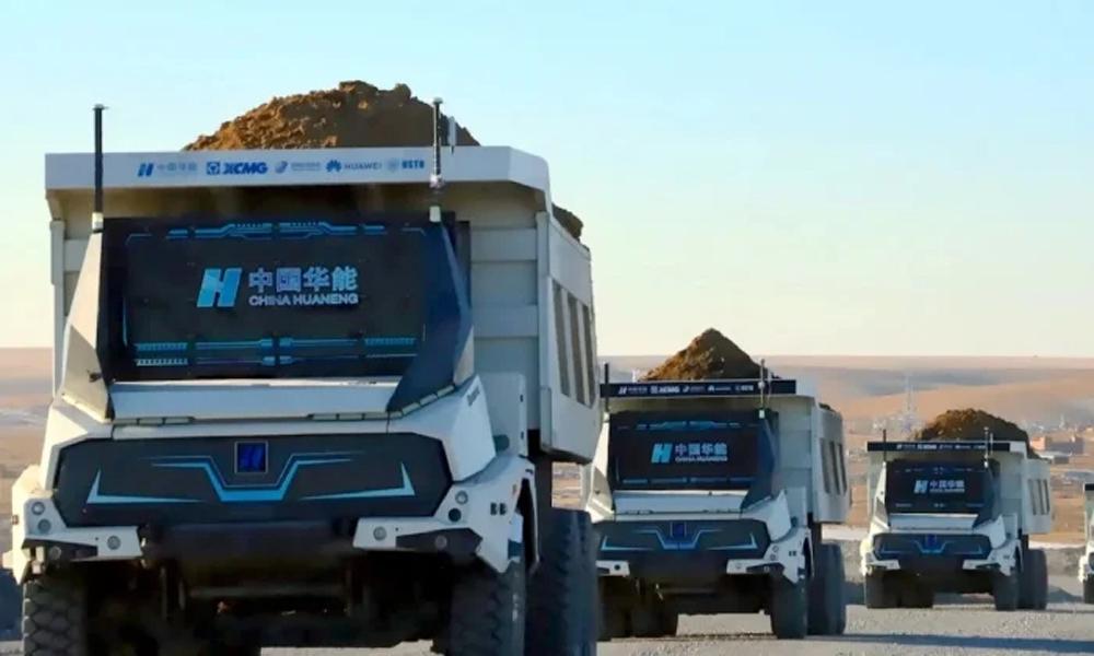 China develops driverless trucks