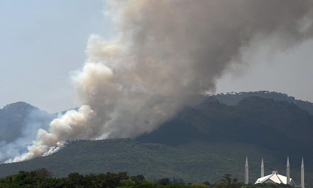 Fire breaks out in Margalla Hills forests