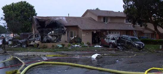 Small plane crashes into San Diego neighborhood, damaging 15 homes