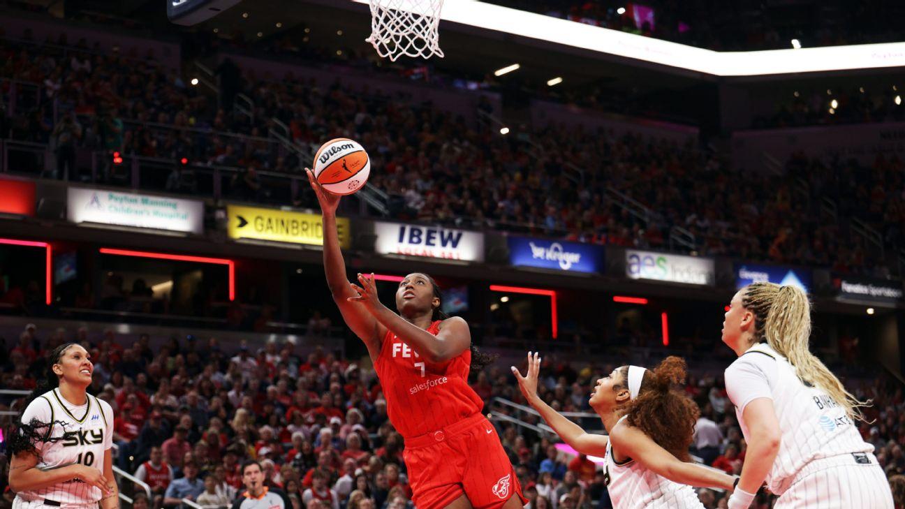 Clark, new-look Fever rout Sky in chippy opener