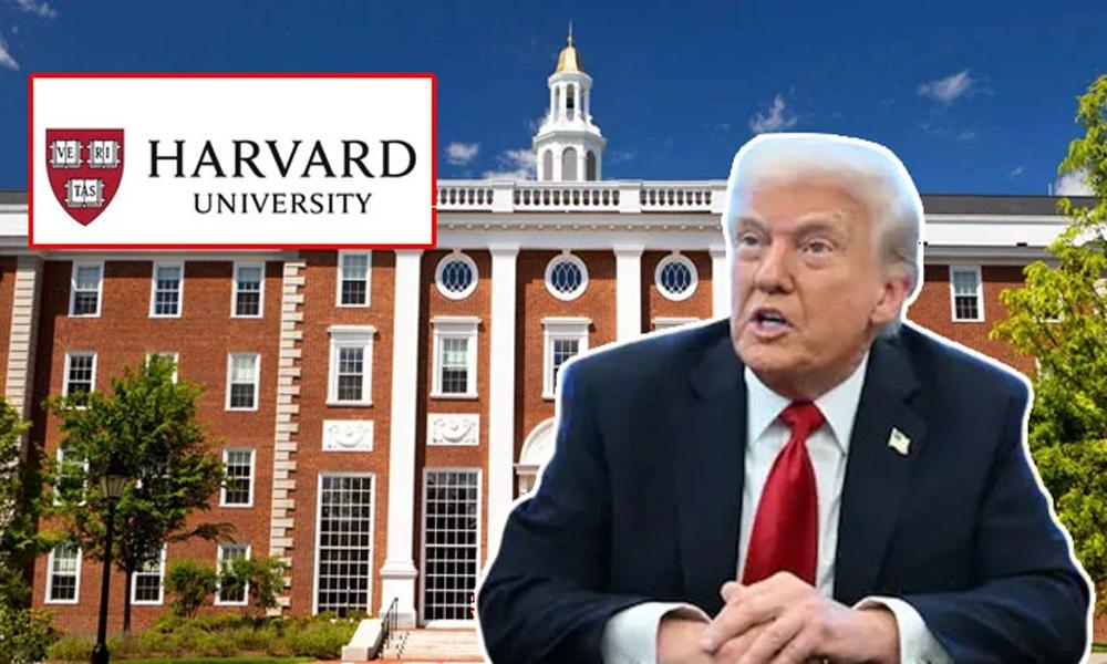 Trump blocks Harvard University from enrolling foreign students