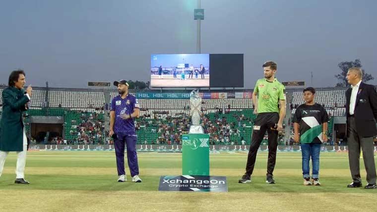 پی ایس ایل فائنل: کوئٹہ گلیڈی ایٹرز کا قلندرز کیخلاف ٹاس جیت بیٹنگ کا فیصلہ