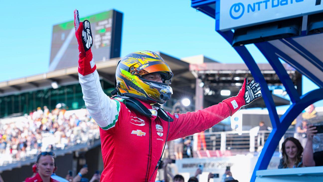 Indy 500 rookie Shwartzman wins pole in shocker