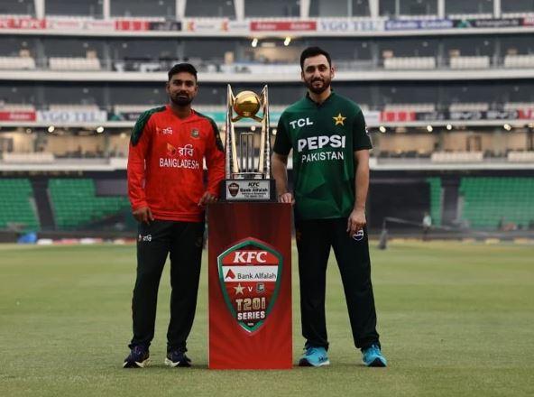 Pakistan vs Bangladesh: T20 series trophy unveiled in Lahore
