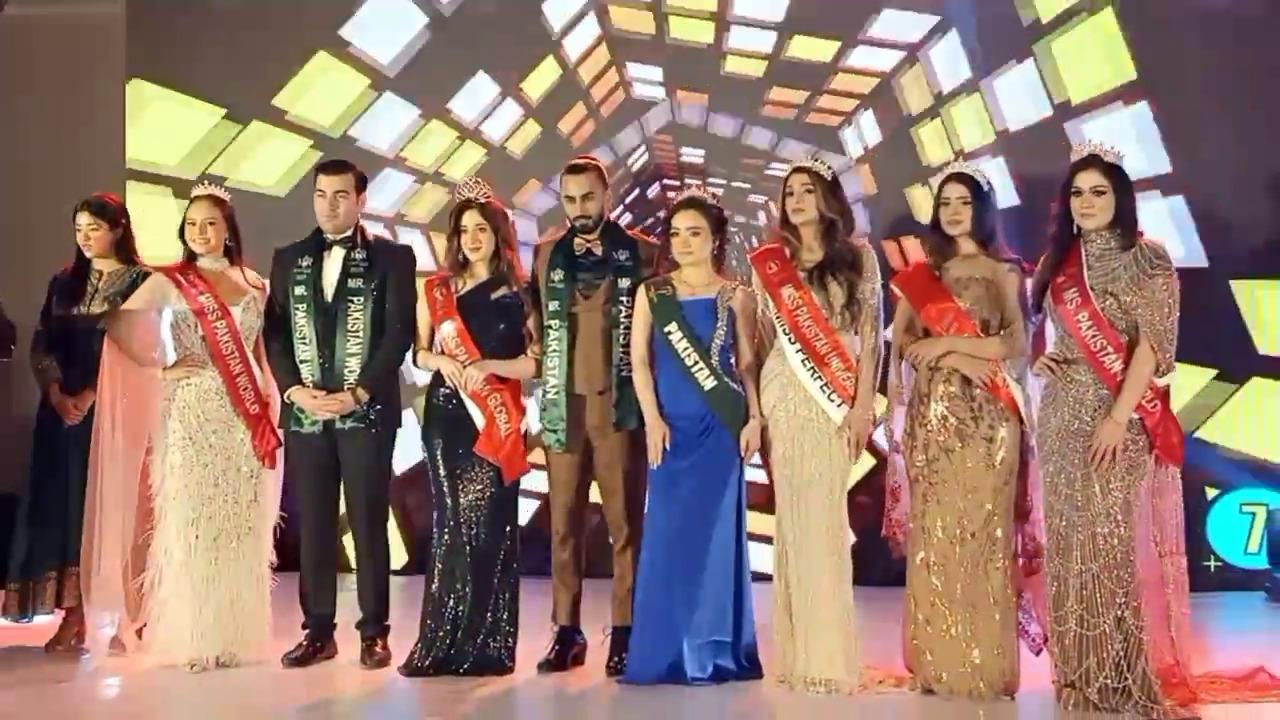 لاہورمیں مقابلہ حسن کا انعقاد، پرکشش مرد و خواتین اور شوبز شخصیات کی بھر پور شرکت