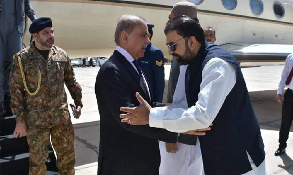 PM arrives in Quetta to attend special jirga on law and order