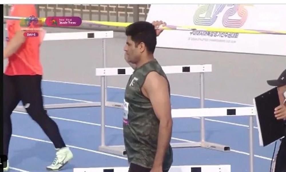 Asian Athletics Championship final, Pakistan's Arshad Nadeem on 1st position