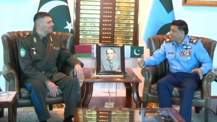 بیلاروس کے دفاعی وفد کا ایئر ہیڈکوارٹرز اسلام آباد کا دورہ، فضائی و عسکری تعاون پر تبادلہ خیال