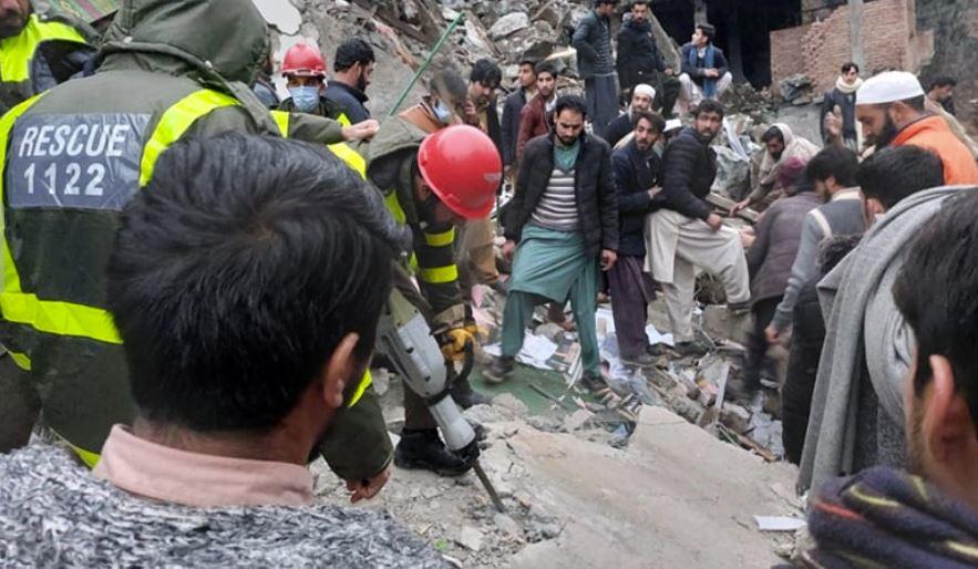 Two children dead, 7 family members injured as landslide hits Shangla house