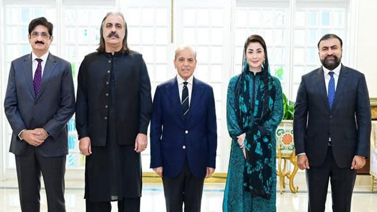 وزیراعظم شہباز شریف کا چاروں وزرائے اعلیٰ کو فون ، عیدالاضحیٰ کی مبارک باد