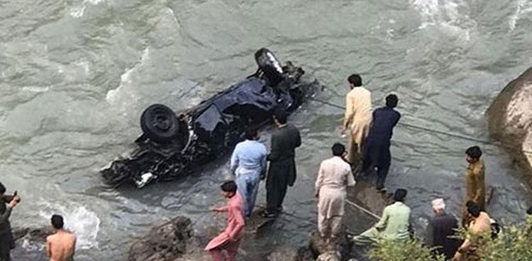 Four killed, two injured as car falls into ravine in D.I. Khan