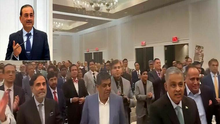  فیلڈ مارشل سید عاصم منیر کی  امریکا میں مقیم پاکستانی تارکین وطن سے ملاقات
