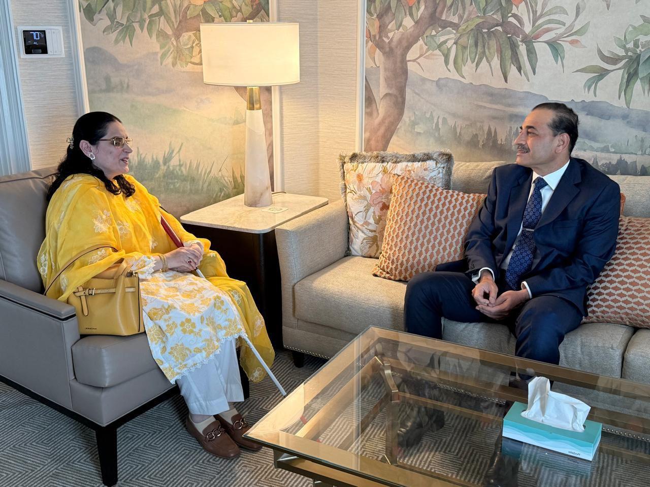 Field Marshal Asim Munir meets Saima Saleem, lauds her role in  promoting Pakistan's interests at UN