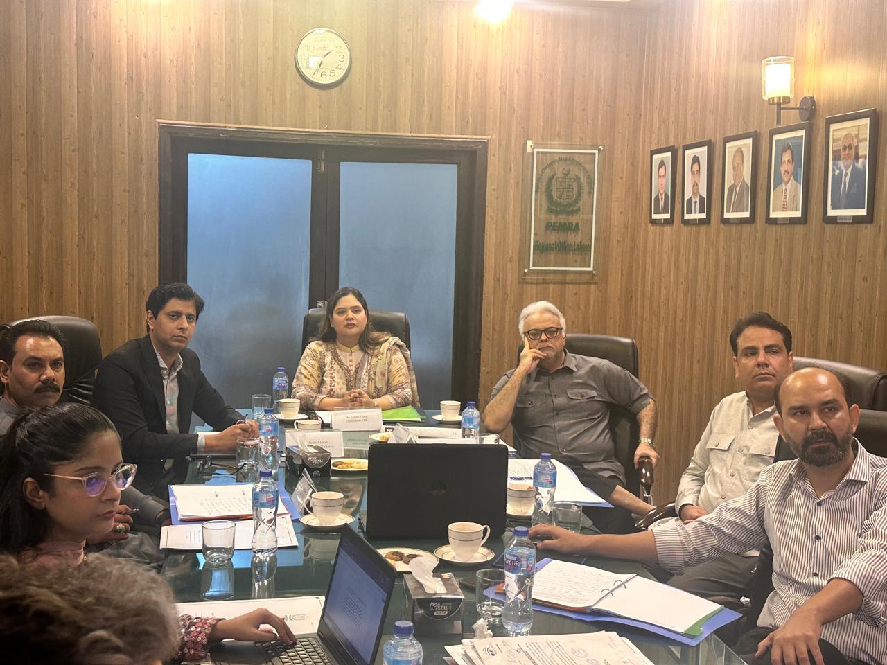 PEMRA Council of Complaints (Punjab) takes up key cases of radio, television channels