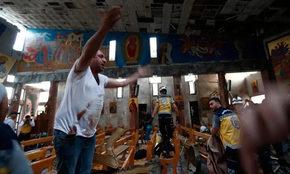 Suicide bombing in Damascus church kills 15