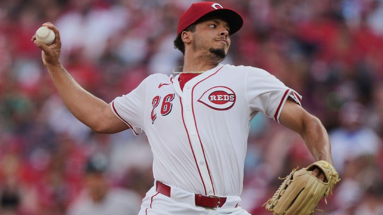 Burns' first 6 outs all strikeouts in MLB debut