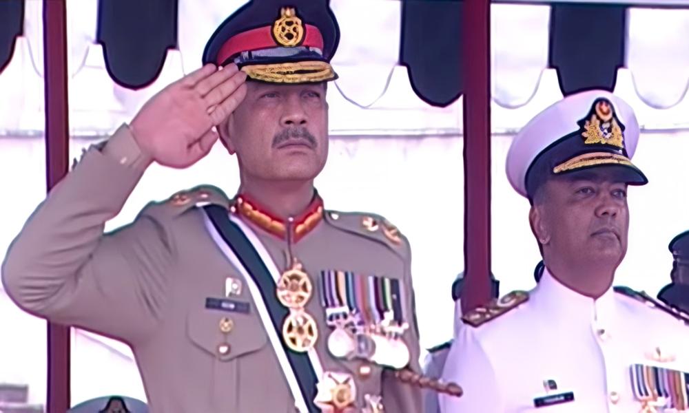 Commissioning parade of Pakistan Navy, Field Marshal Asim Munir participates
