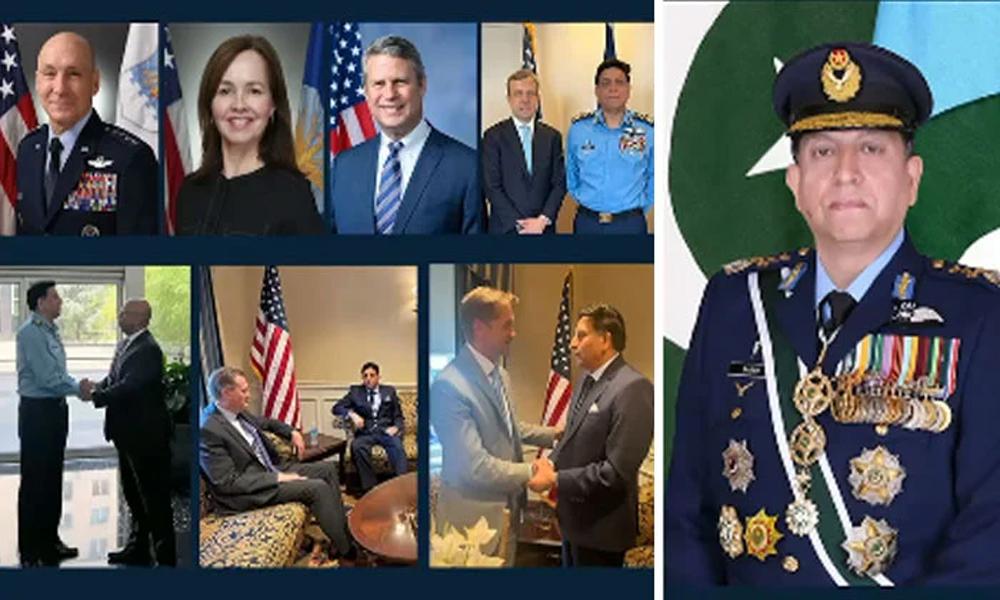 Air Chief Marshal Zaheer Babar meets US civil, military officials