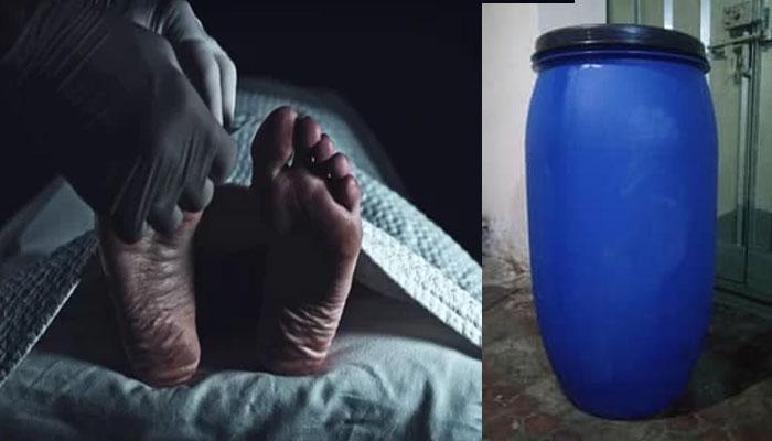 کراچی میں پلاسٹک ڈرم سے خاتون کی ہاتھ پاؤں بندھی تشدد زدہ   لاش برآمد