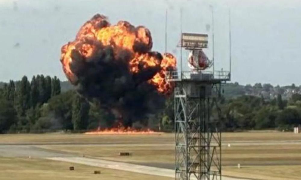 Plane crashes at London's Southend Airport