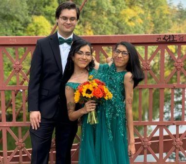 Conjoined twin Carmen Andrade marries longtime love in intimate ceremony