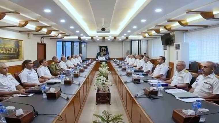 نیول کمانڈ اینڈ سٹاف کانفرنس ،پاک بحریہ کی ناقابل تسخیر سمندری دفاعی صلاحیتوں کو سراہاگیا