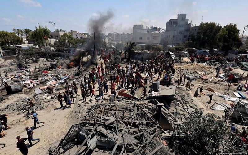 غزہ میں اسرائیلی حملوں میں مزید 74 فلسطینی شہید