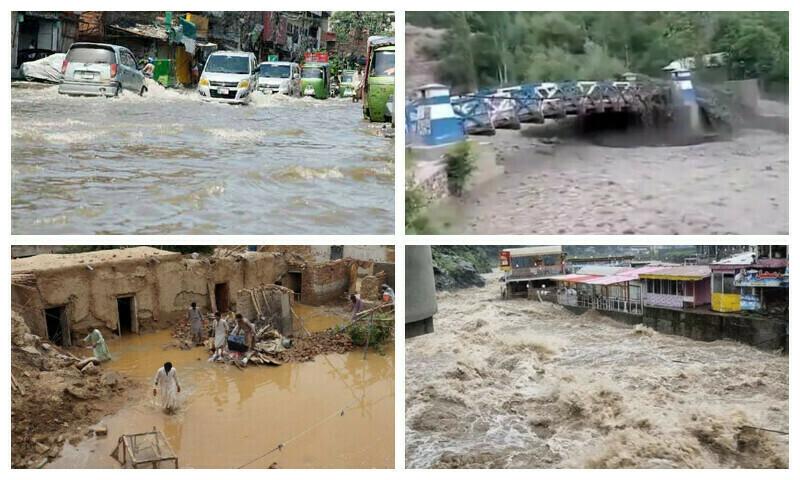 پنجاب کے مختلف شہروں  میں طوفانی بارشوں اور سیلابی صورتحال ، ایمرجنسی نافذ