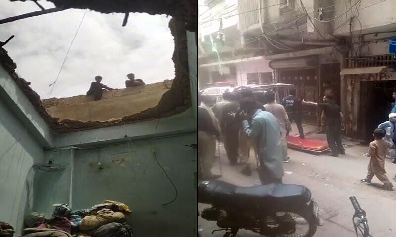 کراچی : لیاری میں ایک اور  6 منزلہ عمارت کی چھت گرنے سے 2 خواتین جاں بحق اور 5افراد  زخمی