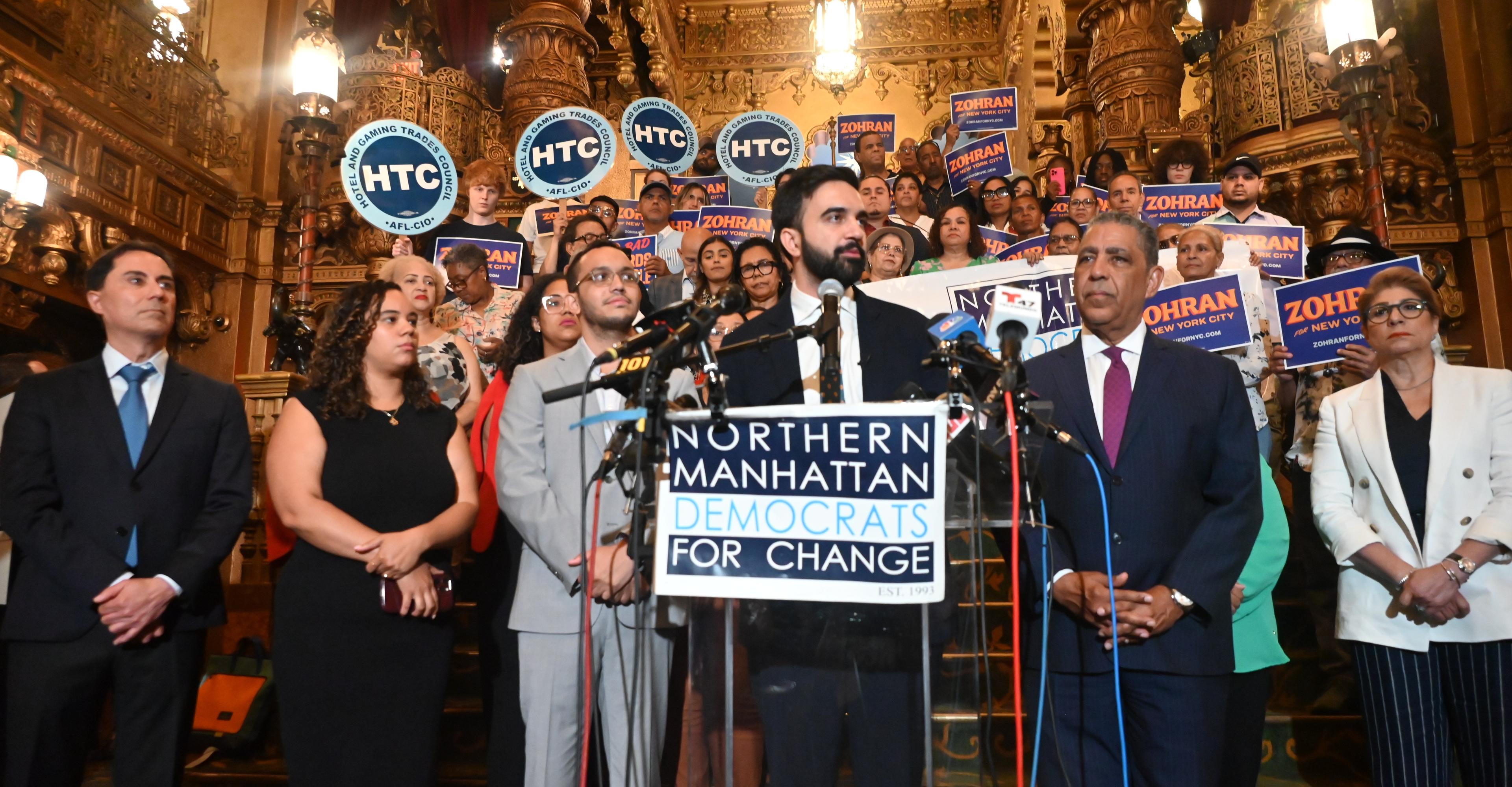 The three-way battle for the Democratic Party