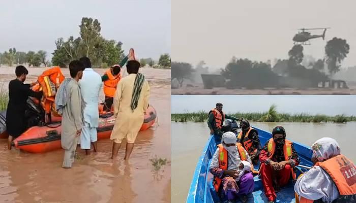 چکوال میں شدید بارشیں: انفرا اسٹرکچر تباہ، رابطہ پل سیلاب میں بہہ گئے
