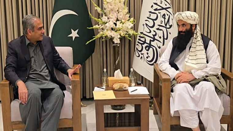  محسن نقوی کی ا فغان ہم منصب سے ملاقات، دہشتگر دی کے خاتمے اوردوطرفہ تعلقات پرتبادلہ خیال