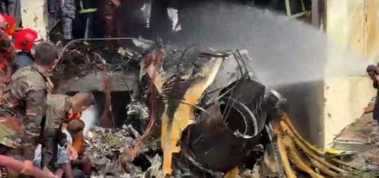 Bangladesh Air Force jet crashes into college building in Dhaka
