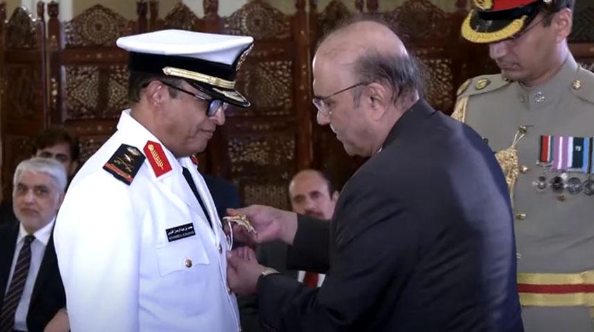 President confers Nishan-i-Imtiaz (M) upon Saudi Naval Chief