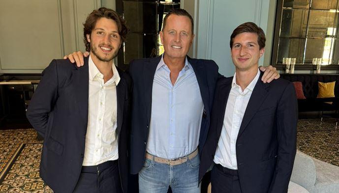 Imran Khan’s sons meet US Envoy Richard Grenell in California