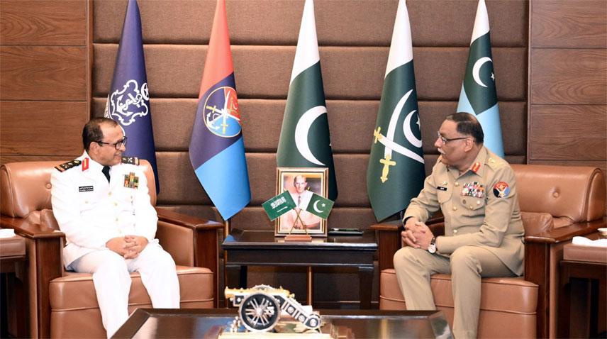 CJCSC, Saudi Naval Forces Chief discuss regional security
