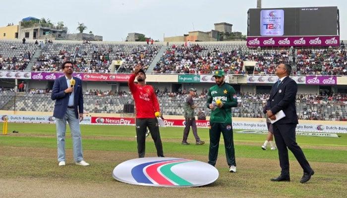 تیسرا ٹی20: بنگلادیش کا ٹاس جیت کر پاکستان کے خلاف پہلے فیلڈنگ کا فیصلہ