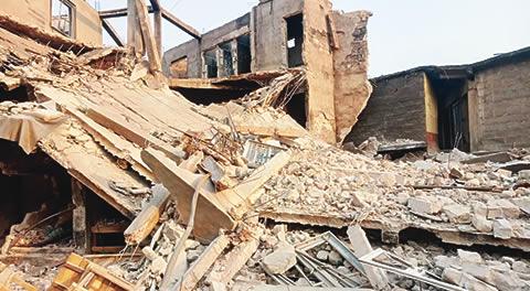 Four children killed as school building collapses in Rajasthan, India