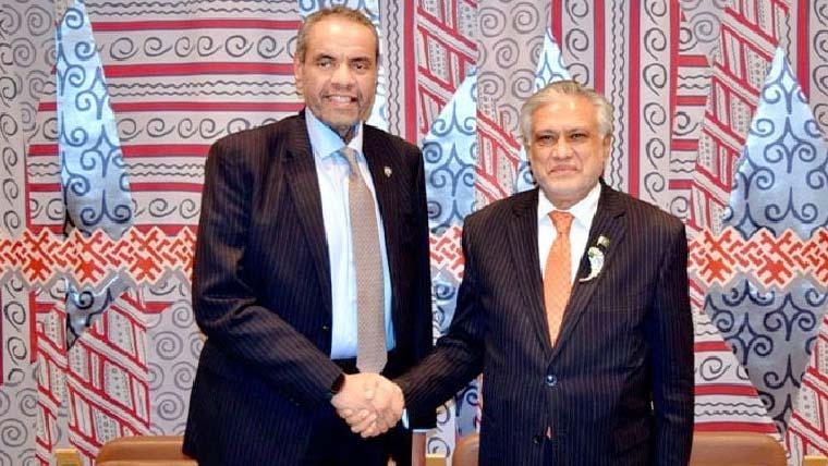اسحاق ڈار کی کویتی وزیر خارجہ  سے ملاقات،دو طرفہ تعاون اور غزہ کی صورتحال پر تبادلہ خیال 