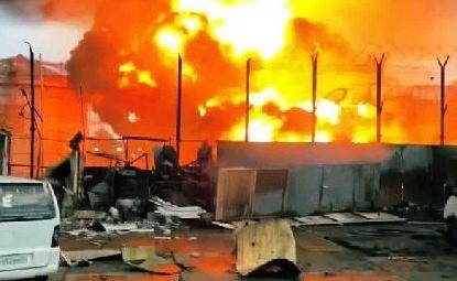 Ukraine drone strike sparks fire at Russian oil depot near Sochi