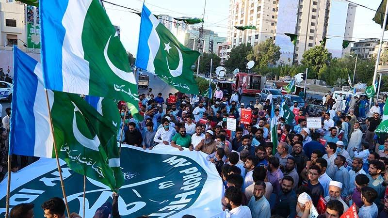 'Corrupt system': JI announces sit-in protest movement from Feb 6