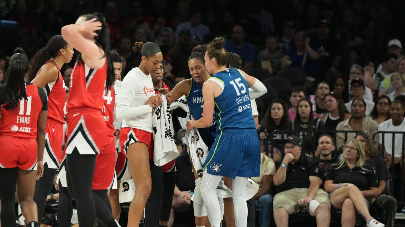 Collier ankle injury sours Lynx's rout of Aces