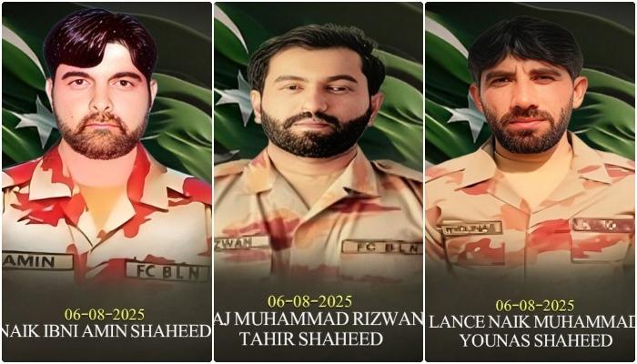 مستونگ،سکیورٹی فورسز  پرحملے میں میجر سمیت 3 جوان شہید، جوابی کارروائی میں 4 دہشتگرد ہلاک