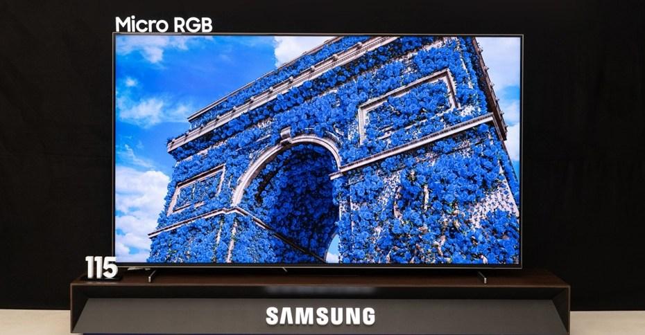 Samsung has launched its first Micro RGB TV with improved color accuracy