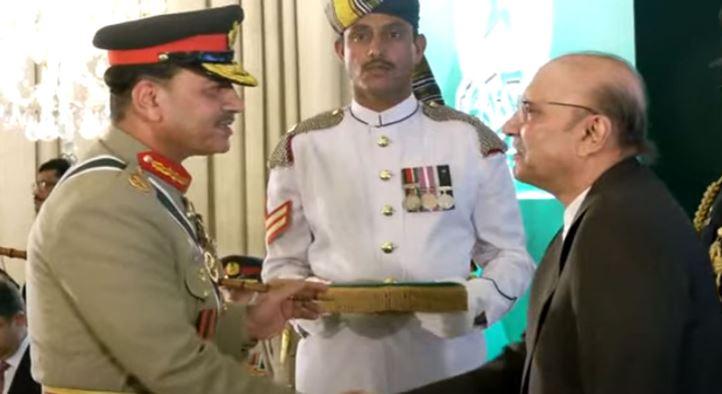 President confers awards for exceptional services during Marka-e-Haq