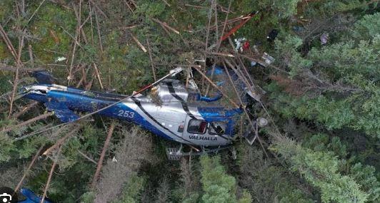 KP helicopter crashes in  KP's Buner, three dead
