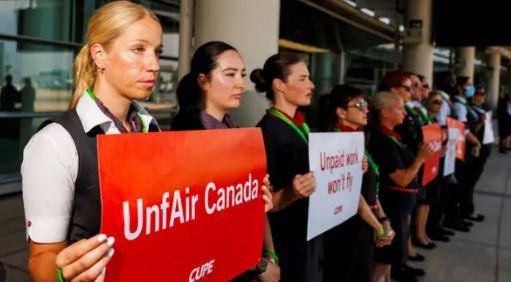 Hundreds of Air Canada flights canceled due to cabin crew strike
