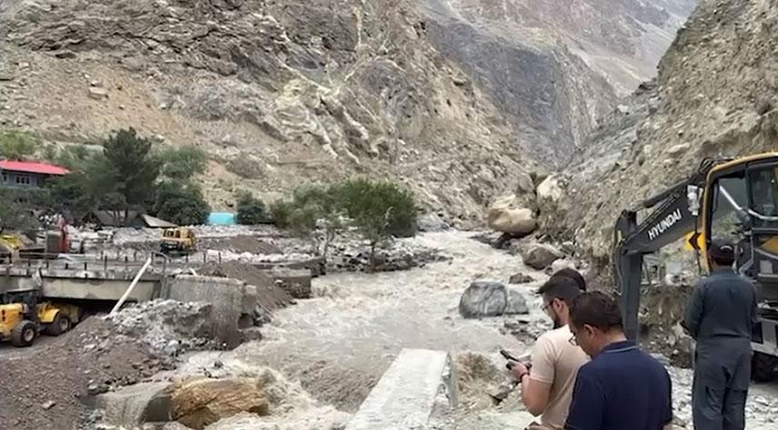 GB floods wash away major road link between Skardu, rest of country
