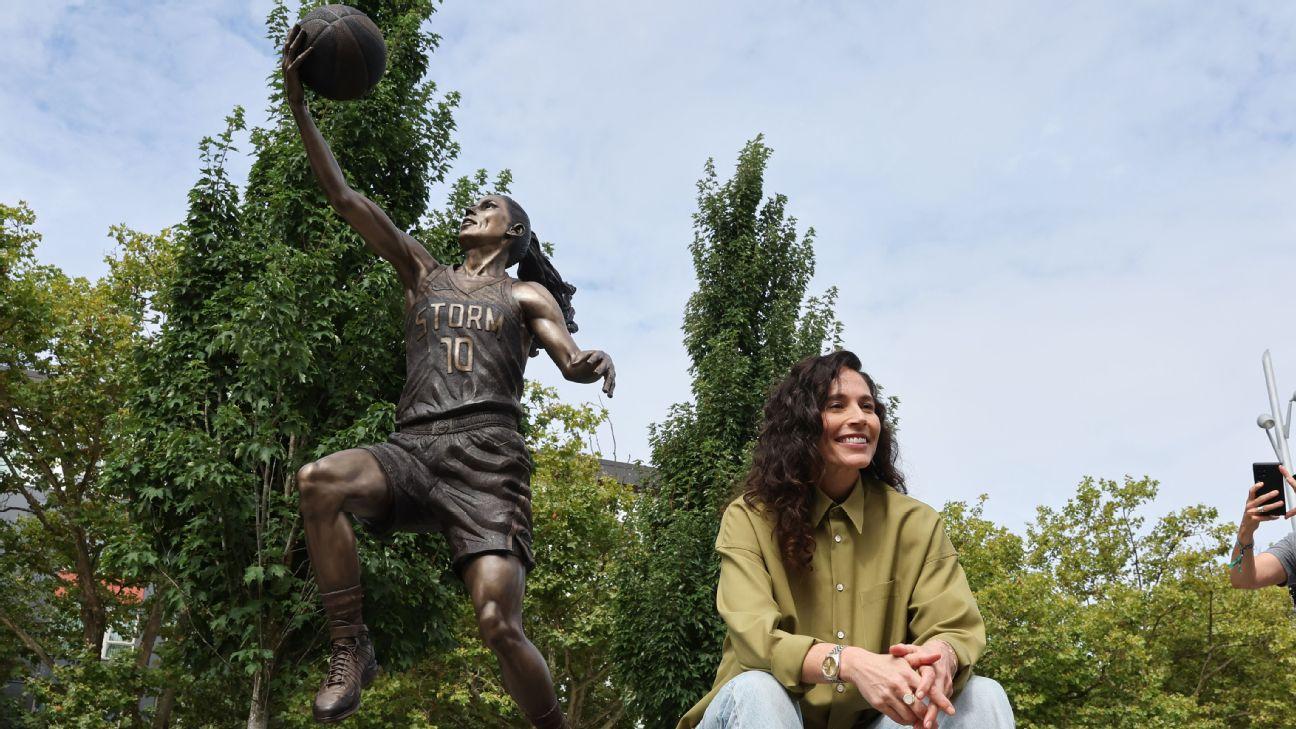 'Proud and honored' Bird sees Storm unveil statue