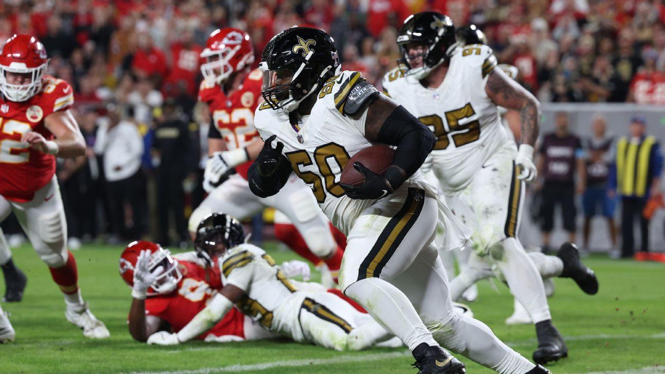 Sources: Jaguars acquire DT Saunders from Saints